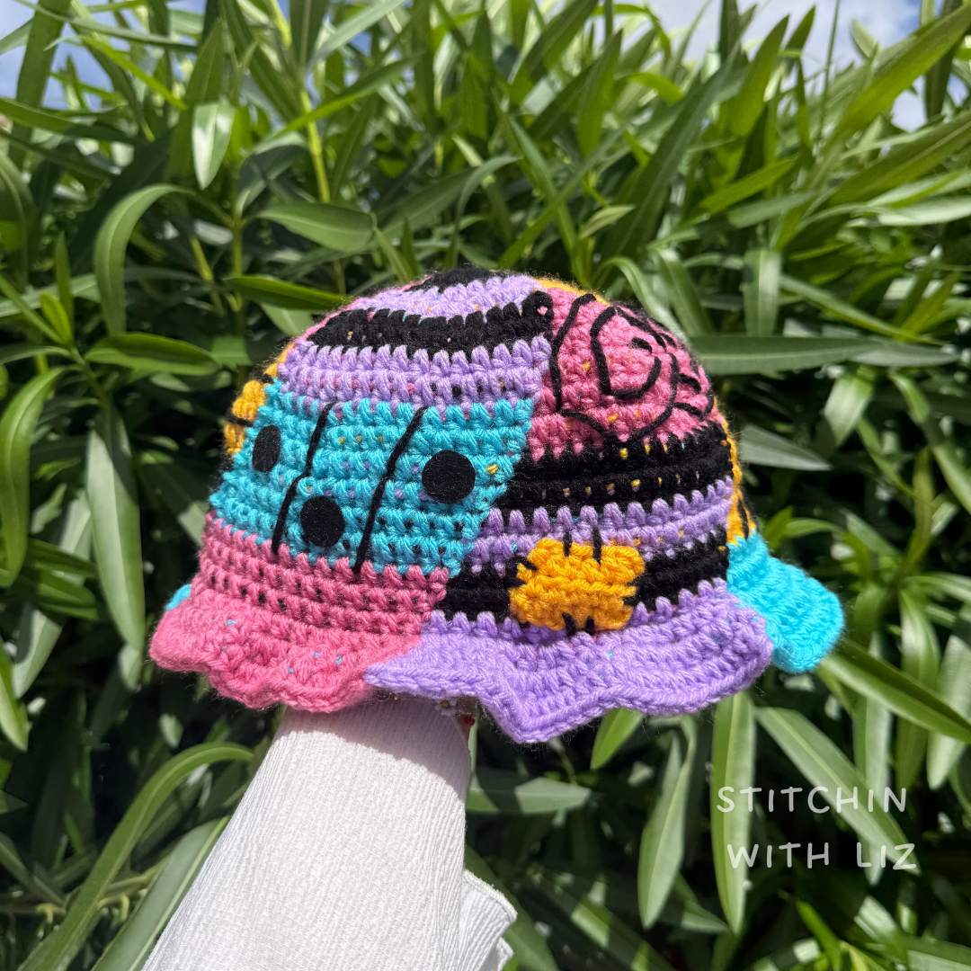 Covered in Patches Bucket Hat
