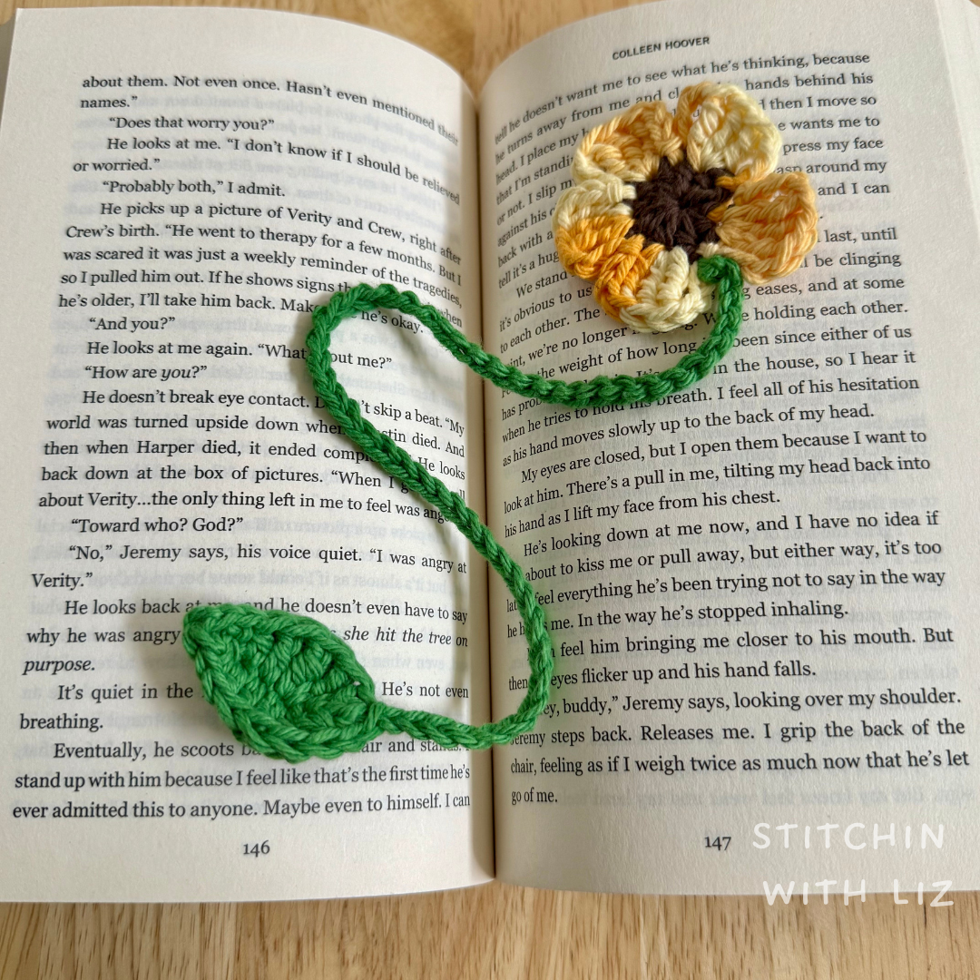 Yellow Mix Flower Bookmark