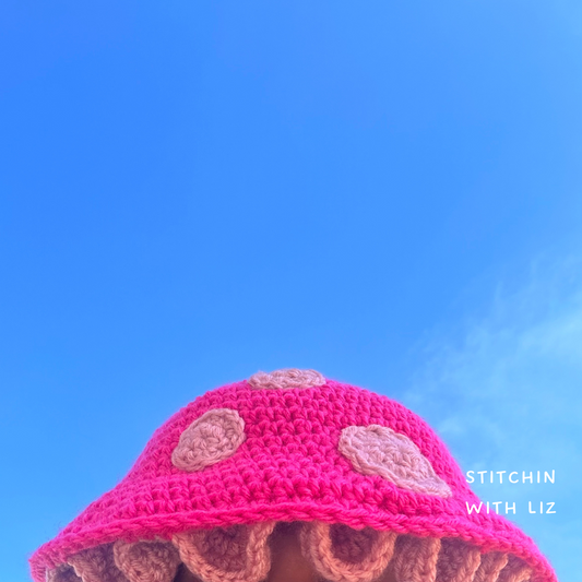 Pink Mushroom Hat