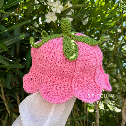 Pink Tulip Bucket Hat