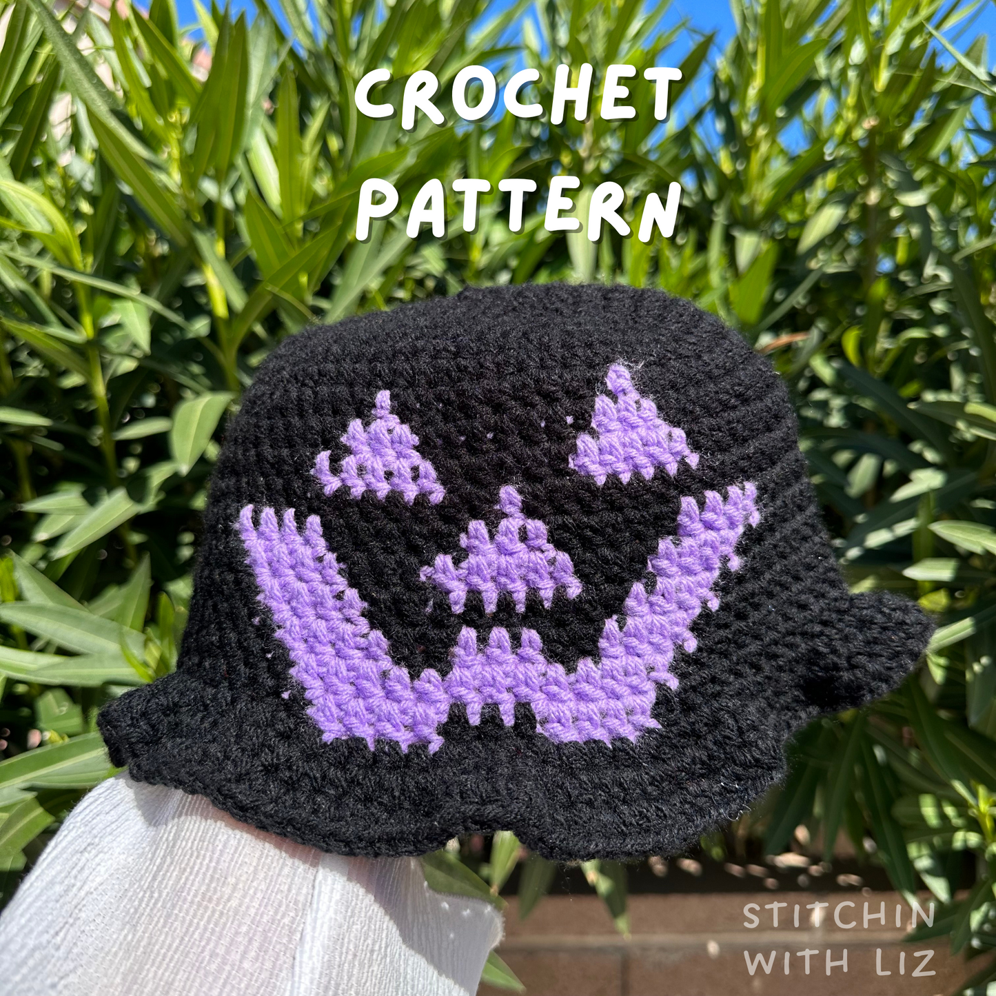 Jack-o-Lantern Bucket Hat PDF Pattern