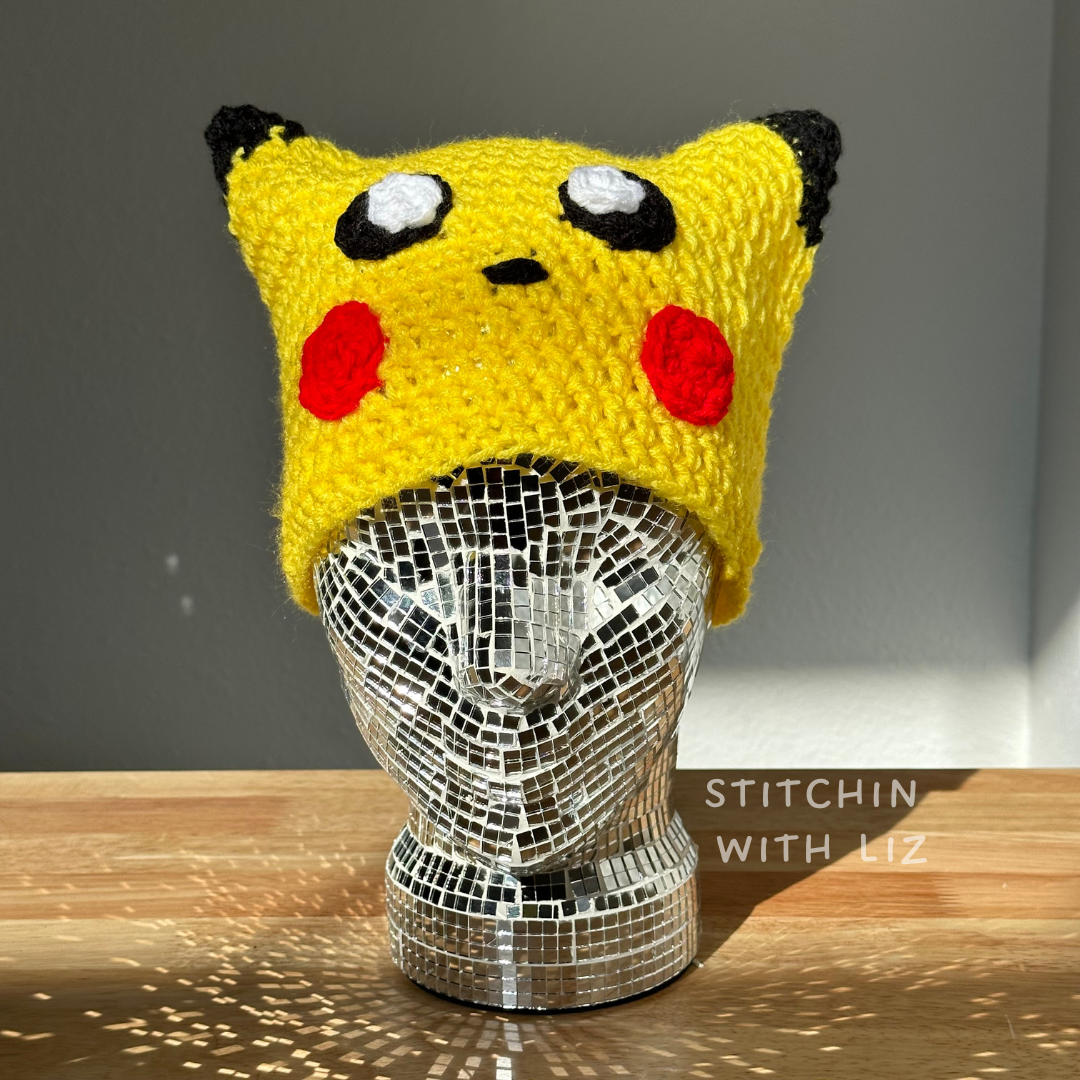 Pikachu Cat Beanie