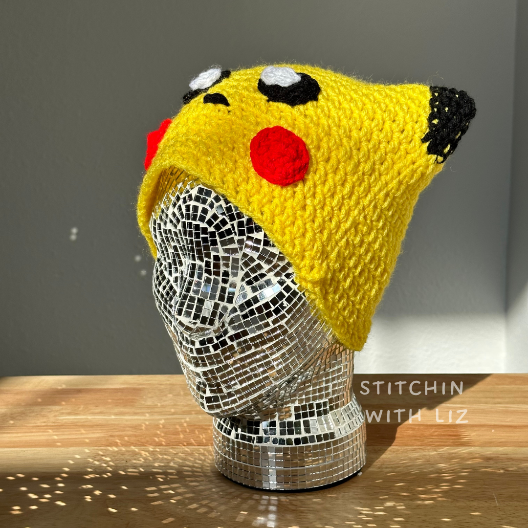 Pikachu Cat Beanie