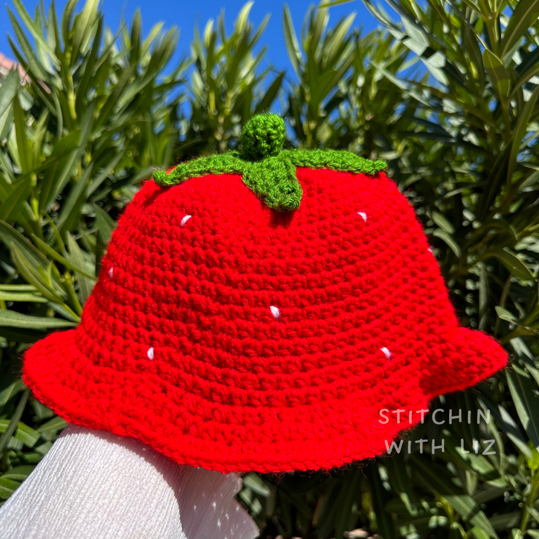 Strawberry Bucket Hat