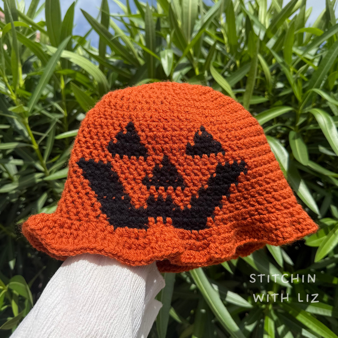 Jack-o-Lantern Bucket Hat