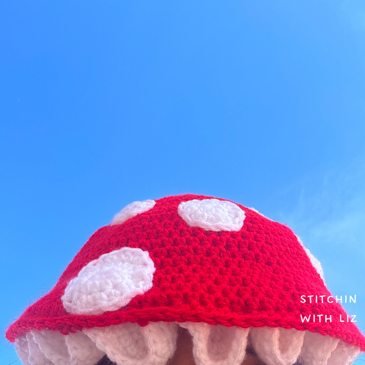 Red & White Mushroom Hat