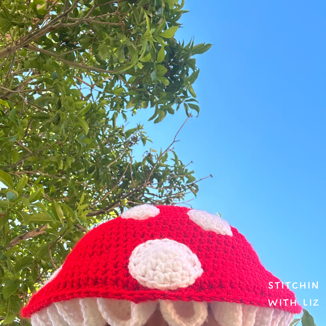 Red & White Mushroom Hat