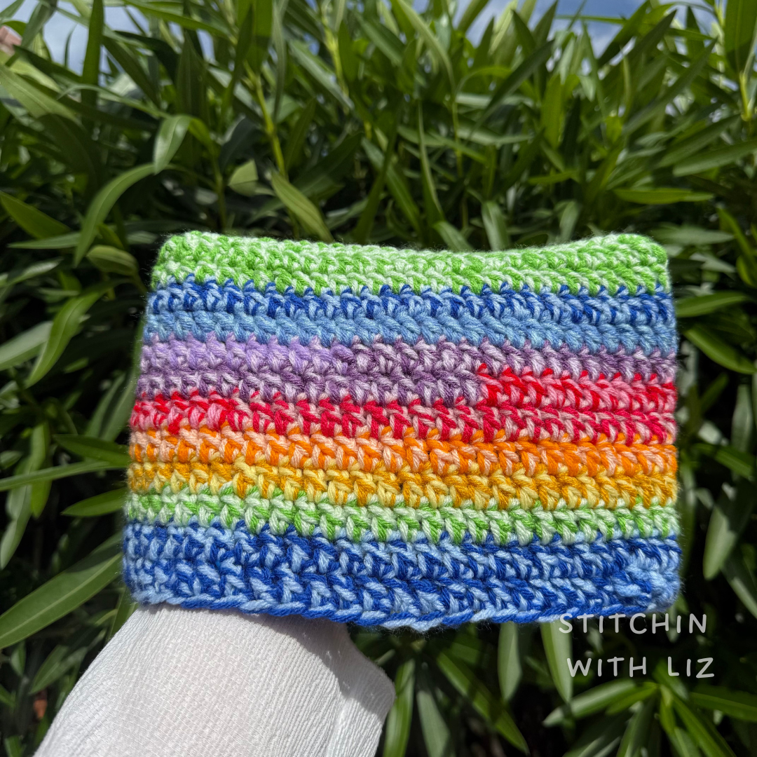 Scrappy Rainbow Cat Beanie
