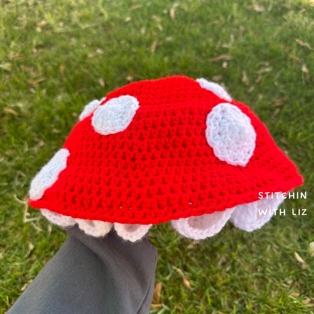 Red & White Mushroom Hat